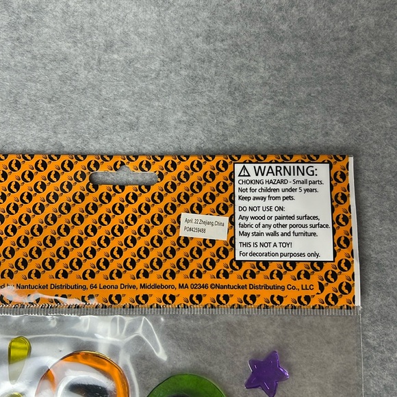 Halloween Window Gel Clings (3 packs) Boo Pumpkin,  Witch Is In, Trick or Treat - Picture 7 of 10